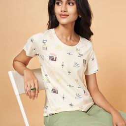 Honey by Pantaloons Print Cotton Top-image-59