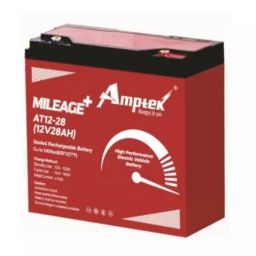 Amptek 12 V 28 Ah Rechargable Sealed Lead Acid Battery for E-Bikes, 12v28-image-91