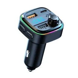VeeDee T60 Car Bluetooth Audio Transmitter with Type-C 3.1A Quick Charge Port-36