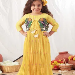 Vivedkids Floral Georgette Maxi Dress-picture-42