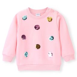 Babyoye Eco Conscious 100% Cotton Full Sleeves Sweatshirts With Sequine Detailing - Pink-picture-28