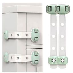 Bembika Child Safety Lock For Fridge, Drawers, Cupboard, Cabinet, Window Green - 2 Pcs-image-4