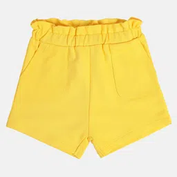 MINI KLUB Cotton Solid Shorts - Yellow-picture-14