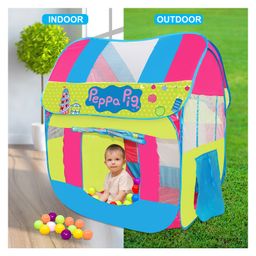 Peppa Pig Print Big Pop Up Playhouse Tent- Multi colour image 2
