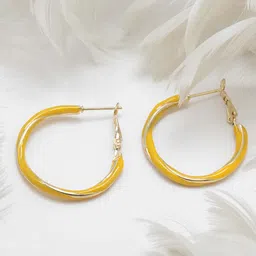 Maansh Contemporary Hoop Earrings-image-87