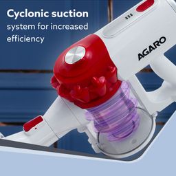 AGARO Regency Cordless Stick Vacuum Cleaner, Dry Vacuuming, 2 Suction Modes, 7 kPa Suction Power, Rechargeable and Detachable Battery, Deep Clean Carpet to Hard Floor image 3