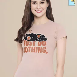Mast & Harbour Women Typography 2 Printed Applique T-shirt-picture-15