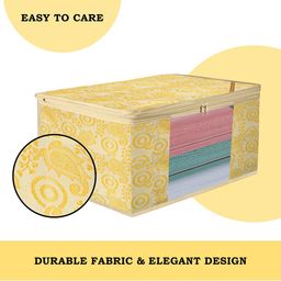 Kuber Industries Yellow Set of 1 Regular Multi-Utility Organisers image 3