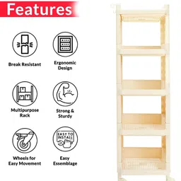 ADA Handicraft Cream-Coloured Set of 1 Super Strong Multi-Utility Organisers image 5