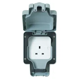 Honeywell Socket, Ip66, Grey, 13A, 1 Gang, K56480GRY-21