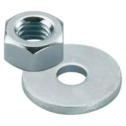 Fischer Electro Zinc Plated Hexagonal Nut & Washer M20 Thread 30 mm Width, M20 8.8 ZP (Pack of 10 Pcs)-3