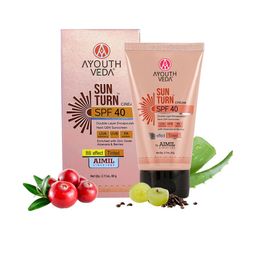AYOUTHVEDA Sun Turn Cream SPF 40 Tinted Sunscreen - 60 g-0