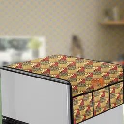 The Furnishing Tree Yellow Printed Refrigerator Cover-picture-21