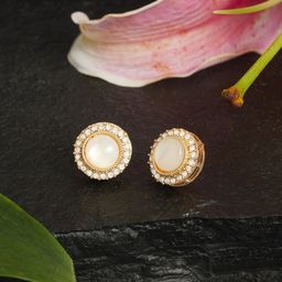 Zaveri Pearls Contemporary Studs Earrings-25