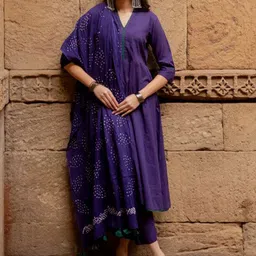 GoSriKi Women Regular Kurta with Palazzos & With Dupatta-picture-54
