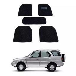 Auto Pearl DB7M278 PVC and Plastic Standard Mat for Tata Safari 2005-2015 (Black)-picture-33