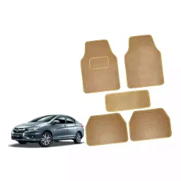 Auto Pearl CMBE40 Polyester Standard Mat for Honda City (Beige)-28