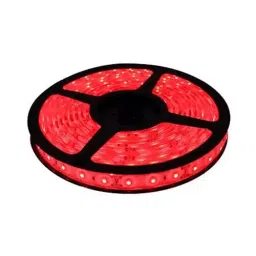 AK 4 m Red LED Strip Light with 12 V 1 Amp Power Adapter for Decoration, REDSTRIP4M-19