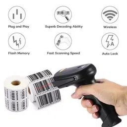Shreyans Wireless 2D Laser Barcode and QR Code Scanner, Model - T2600 image 5