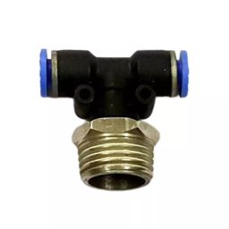 GENERIC 8 mm 90Degree Rotating Pneumatic Connection Push In Fitting-Pack of 15-31