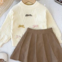 LULU & SKY Girls T-shirt with Skirt-picture-12