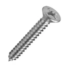 Agarwal Fastners Stainless Steel C.S.K. HD Self Tapping Screw (Dia 8mm, Length 38mm)-19