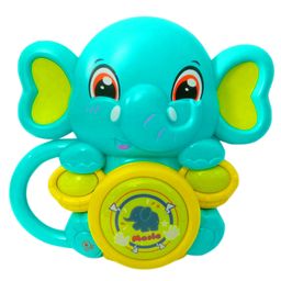 Sanjary Battery Operated Elephant Shaped Baby Rattle Musical Preschool Toy for Kids - Colour May Vary-3