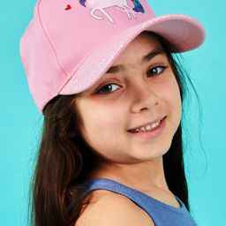 Accessorize London Unicorn & Sequin Embellished Baseball Cap - Pink-image-23
