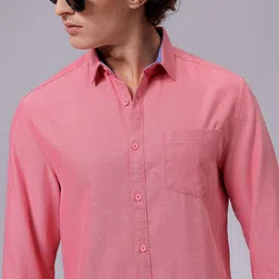 The Indian Garage Co Men Solid Button-Down Collar Opaque Casual Shirt-image-20