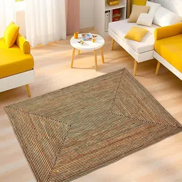 Kuber Industries Brown Striped Anti-Skid Carpet-image-42