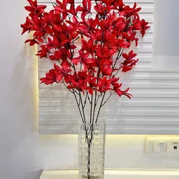 ARTSY Red 1 Pieces Magnolia Artificial Flower-15