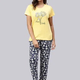 Ramraj Women Printed Pure Cotton Night suit-image-5