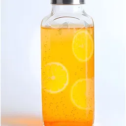 CROCO JAR Transparent Single Glass Solid Water Bottle-41