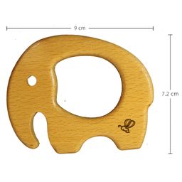 TinyBee Elephant Teether  - Brown image 3