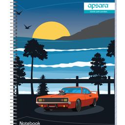 Apsara Single Line Spiral Notebook Blue - 160 Pages (Print may vary) image 3