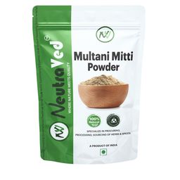 NeutraVed 100% Natural Multani Mitti Powder - 300 g-13