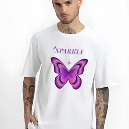 Streetsutra Men Graphic Printed Round Neck Cotton Oversized T-shirt-picture-45