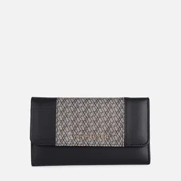 Van Heusen Woman Geometric Printed Leather Three Fold Wallet-8