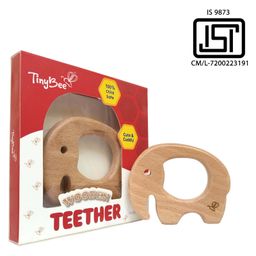 TinyBee Elephant Teether  - Brown image 4