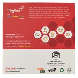 TinyBee Elephant Teether  - Brown image 5