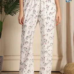 TAG 7 Pack Of 2 Printed Cotton Mid-Rise Lounge Pants-image-71