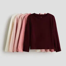H&M Girls Pack of 5 Jersey T-shirt-picture-44