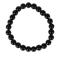 Divine souvenirs Unisex Agate Stone Studded & Artificial Beaded Elasticated Bracelet-1