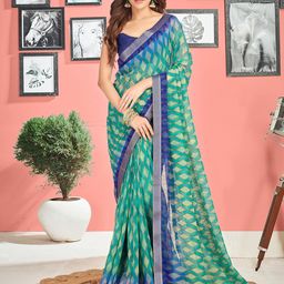 Sangria Printed Saree With Blouse Piece-image-26