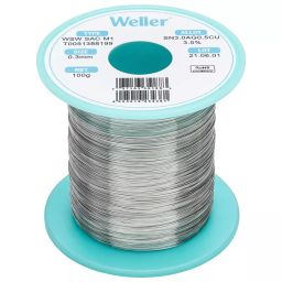 WELLER SOLDER, 96.5/3/0.5, 217 DEG, 0.3MM, 100G, T0051388199-image-26