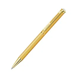 Pierre Cardin Pearl Konark Ball Pen Gold Finish with Black Pattern & Pearl Studded on Top, 8901765032096-38