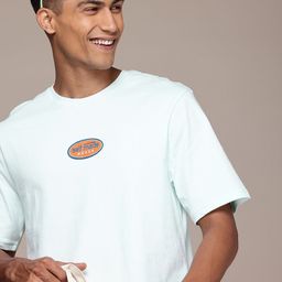 WROGN Pure Cotton Applique Detail Comfort Fit T-shirt-image-42