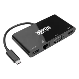EATON TRIPP LITE USB-C MULTIPORT ADAPTER, HDMI, VGA, USB, U444-06N-HV4GUB-17