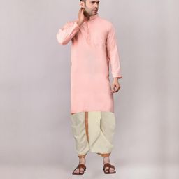 ADARNIYA Men Embroidered Straight Kurta Set-image-25