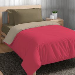 The Happy Pod Red Microfiber AC Room 150 GSM Single Bed Comforter-image-4